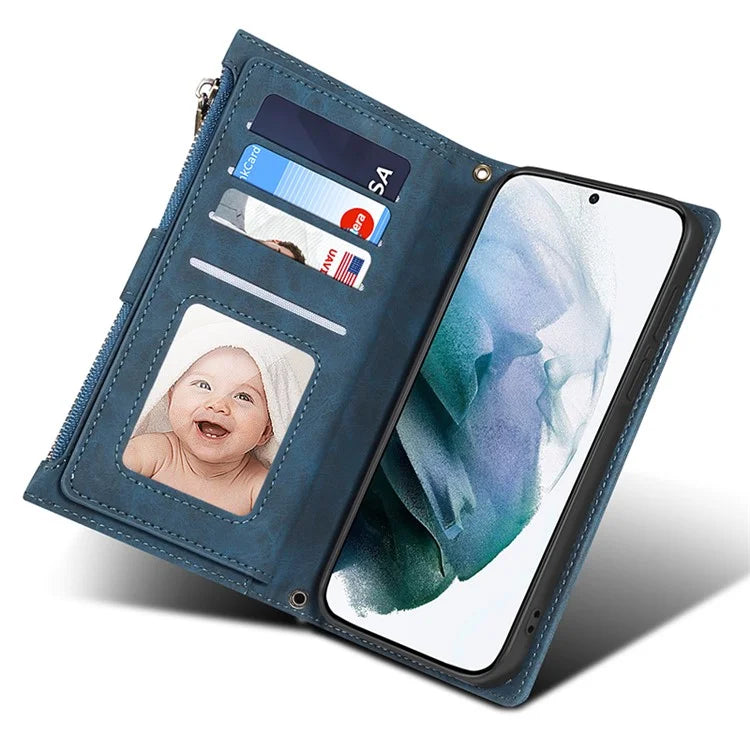 ESEBLE Star Series For Samsung Galaxy S24 Ultra Case Anti-drop Wallet Leather Phone Cover