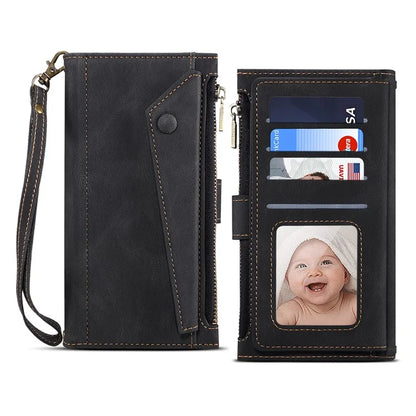 ESEBLE Star Series For Samsung Galaxy S24 Ultra Case Anti-drop Wallet Leather Phone Cover