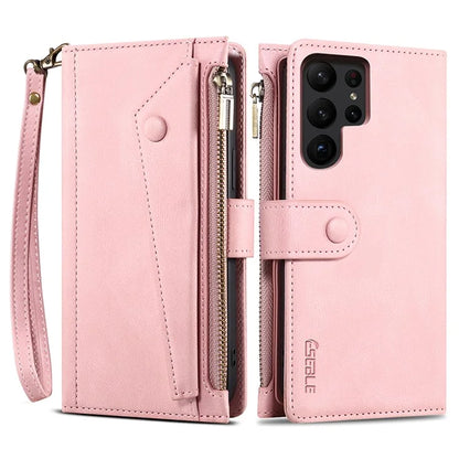 ESEBLE Star Series For Samsung Galaxy S24 Ultra Case Anti-drop Wallet Leather Phone Cover