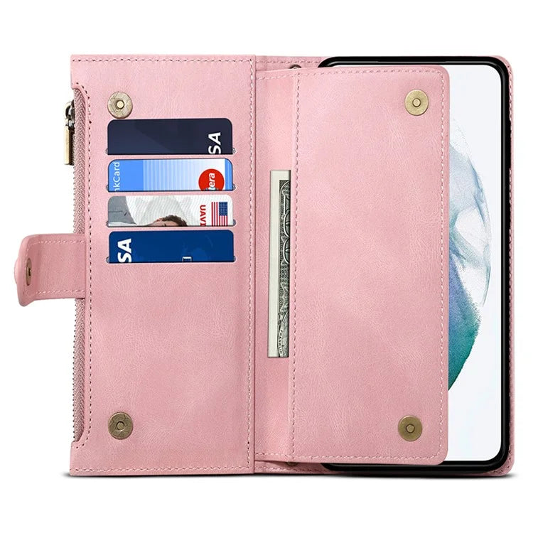 ESEBLE Star Series For Samsung Galaxy S24 Ultra Case Anti-drop Wallet Leather Phone Cover
