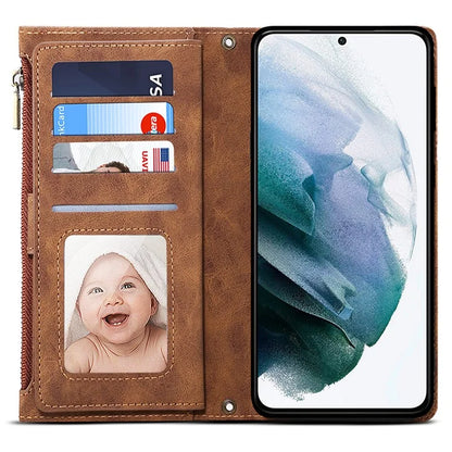 ESEBLE Star Series For Samsung Galaxy S24 Ultra Case Anti-drop Wallet Leather Phone Cover