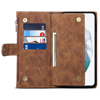 ESEBLE Star Series For Samsung Galaxy S24 Ultra Case Anti-drop Wallet Leather Phone Cover