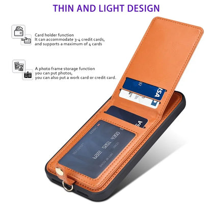 For Samsung Galaxy S24 Case Pattern Printed Card Holder Leather+TPU Phone Cover