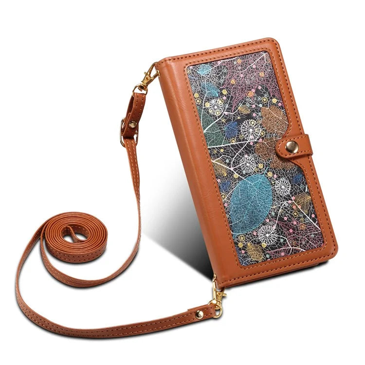 ESEBLE Galaxy Series For Samsung Galaxy S24 Case Zipper Pocket Wallet Leather Phone Cover