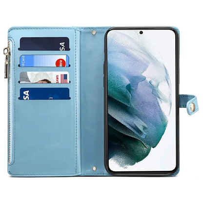 ESEBLE Galaxy Series For Samsung Galaxy S24+ Case RFID Blocking Wallet Cellphone Leather Cover