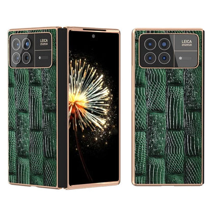 For Xiaomi Mix Fold 3 5G Case Electroplated Mahjong Texture Non-Slip Phone Cover