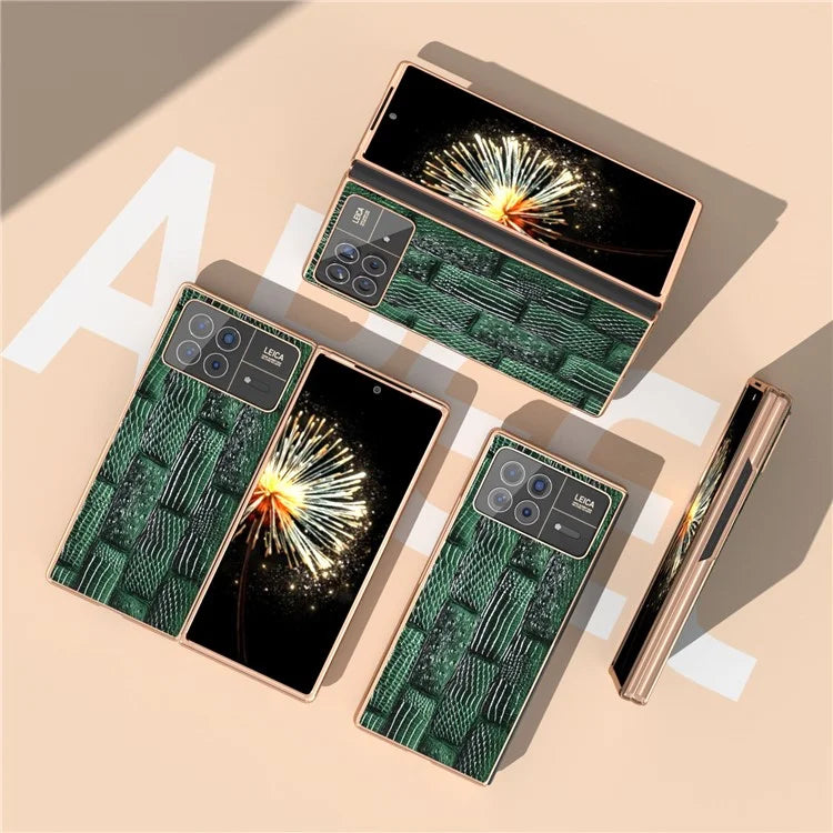 For Xiaomi Mix Fold 3 5G Case Electroplated Mahjong Texture Non-Slip Phone Cover