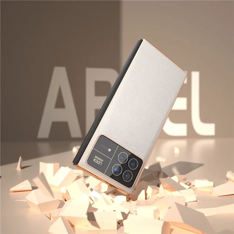 For Xiaomi Mix Fold 3 5G Case Genuine Cow Leather+PC Anti Drop Phone Cover