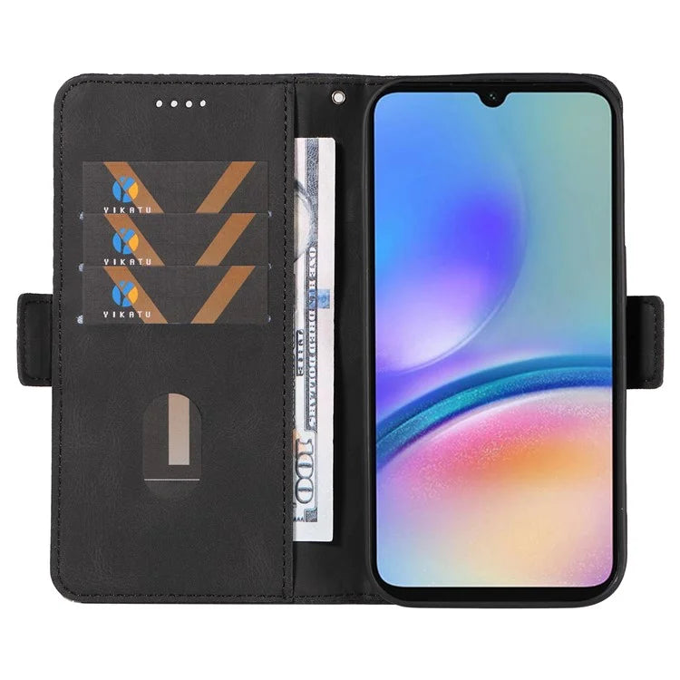 For Samsung Galaxy A05s 4G Case Rhombus Imprinted PU Leather Wallet Cover