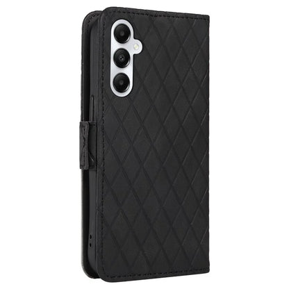 For Samsung Galaxy A05s 4G Case Rhombus Imprinted PU Leather Wallet Cover