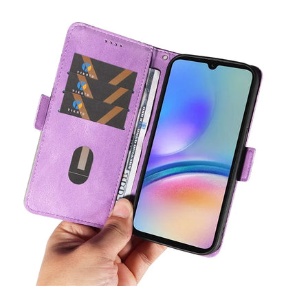 For Samsung Galaxy A05s 4G Case Rhombus Imprinted PU Leather Wallet Cover