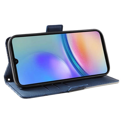 For Samsung Galaxy A05s 4G Case Rhombus Imprinted PU Leather Wallet Cover