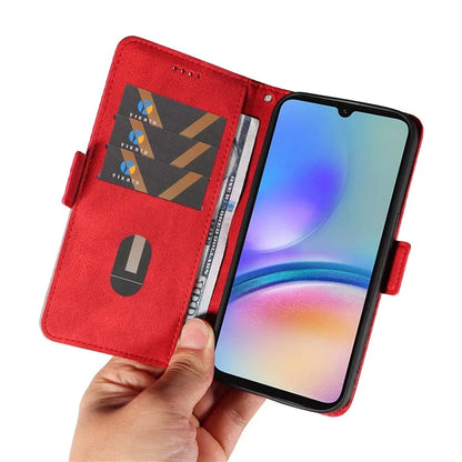 For Samsung Galaxy A05s 4G Case Rhombus Imprinted PU Leather Wallet Cover
