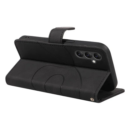 For Samsung Galaxy A05s 4G Case Leather Stand Phone Cover with Imprinted Line