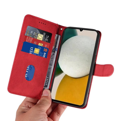 For Samsung Galaxy A05s 4G Case Leather Stand Phone Cover with Imprinted Line