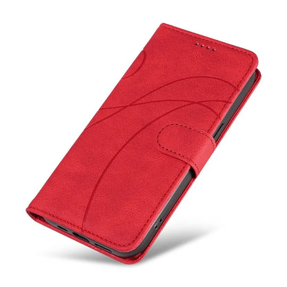 For Samsung Galaxy A05s 4G Case Leather Stand Phone Cover with Imprinted Line