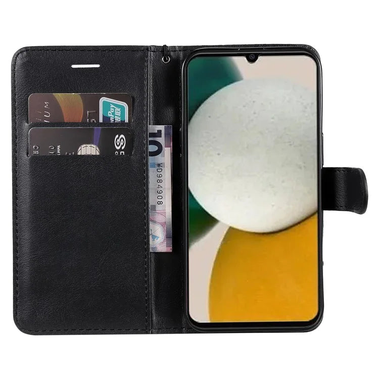 KT Leather Series-2 For Samsung Galaxy A05s 4G Case Wallet PU Leather Stand Mobile Phone Cover