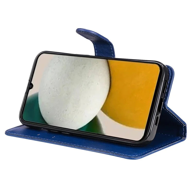 KT Leather Series-2 For Samsung Galaxy A05s 4G Case Wallet PU Leather Stand Mobile Phone Cover