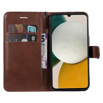 KT Leather Series-2 For Samsung Galaxy A05s 4G Case Wallet PU Leather Stand Mobile Phone Cover