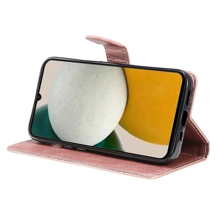 KT Leather Series-2 For Samsung Galaxy A05s 4G Case Wallet PU Leather Stand Mobile Phone Cover