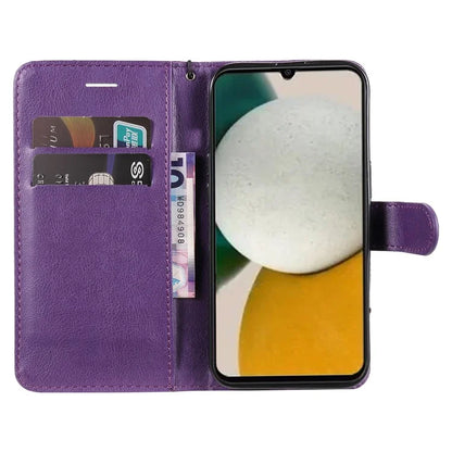KT Leather Series-2 For Samsung Galaxy A05s 4G Case Wallet PU Leather Stand Mobile Phone Cover