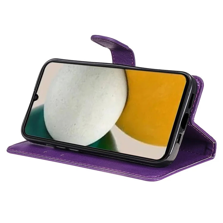 KT Leather Series-2 For Samsung Galaxy A05s 4G Case Wallet PU Leather Stand Mobile Phone Cover