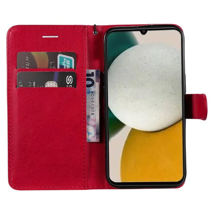 KT Leather Series-2 For Samsung Galaxy A05s 4G Case Wallet PU Leather Stand Mobile Phone Cover