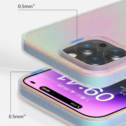 X-LEVEL For iPhone 15 Pro Case Drop Resistant Laser PC+TPU Phone Cover