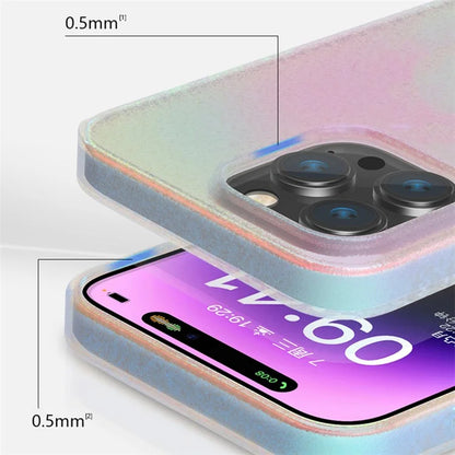 X-LEVEL For iPhone 15 Pro Max Case Shockproof Laser PC+TPU Phone Cover