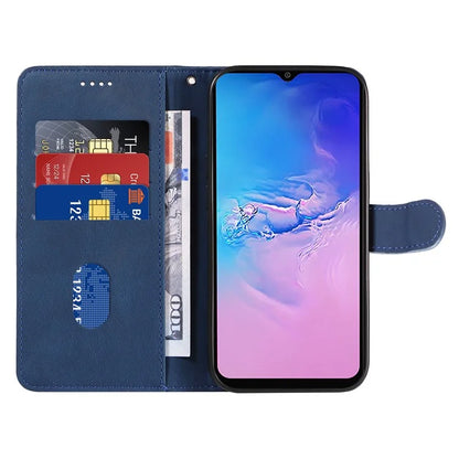 For Samsung Galaxy A05 4G Case Wallet Imprinted Line Leather Cover