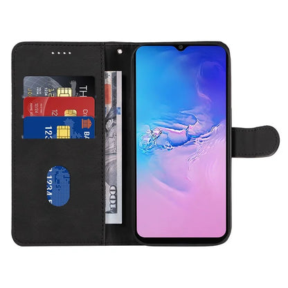 For Samsung Galaxy A05 4G Case Wallet Imprinted Line Leather Cover