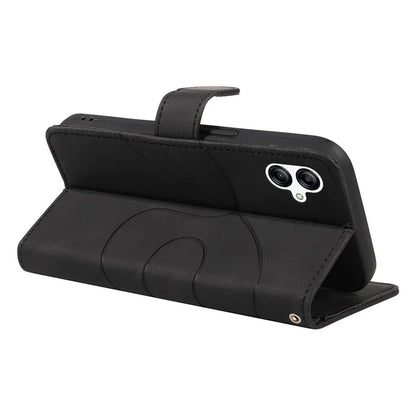 For Samsung Galaxy A05 4G Case Wallet Imprinted Line Leather Cover