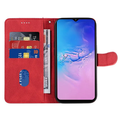 For Samsung Galaxy A05 4G Case Wallet Imprinted Line Leather Cover