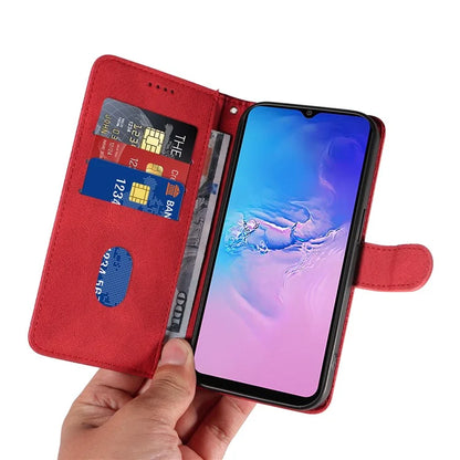 For Samsung Galaxy A05 4G Case Wallet Imprinted Line Leather Cover