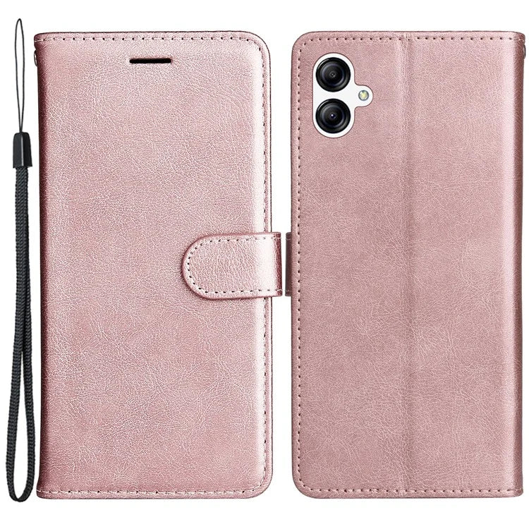 KT Leather Series-2 For Samsung Galaxy A05 4G Case Solid Color Stand Phone Cover Wallet PU Leather Shell