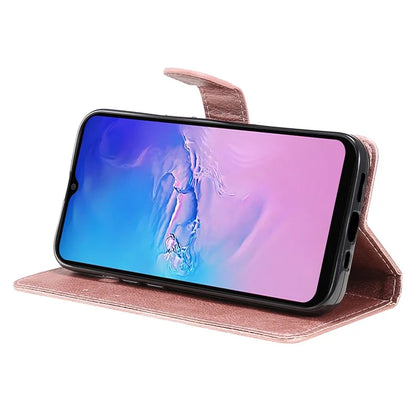 KT Leather Series-2 For Samsung Galaxy A05 4G Case Solid Color Stand Phone Cover Wallet PU Leather Shell