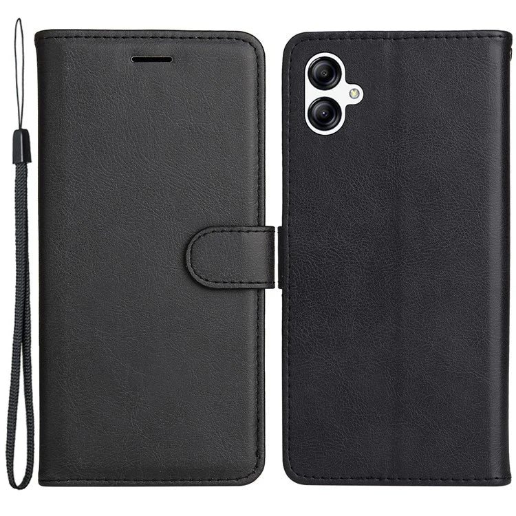 KT Leather Series-2 For Samsung Galaxy A05 4G Case Solid Color Stand Phone Cover Wallet PU Leather Shell