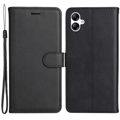 KT Leather Series-2 For Samsung Galaxy A05 4G Case Solid Color Stand Phone Cover Wallet PU Leather Shell