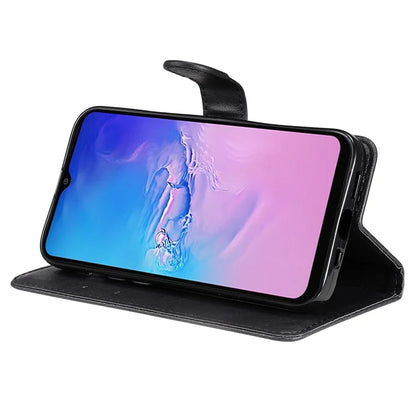 KT Leather Series-2 For Samsung Galaxy A05 4G Case Solid Color Stand Phone Cover Wallet PU Leather Shell