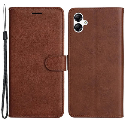 KT Leather Series-2 For Samsung Galaxy A05 4G Case Solid Color Stand Phone Cover Wallet PU Leather Shell