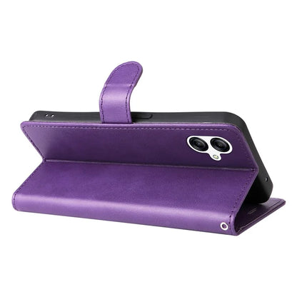 KT Leather Series-2 For Samsung Galaxy A05 4G Case Solid Color Stand Phone Cover Wallet PU Leather Shell