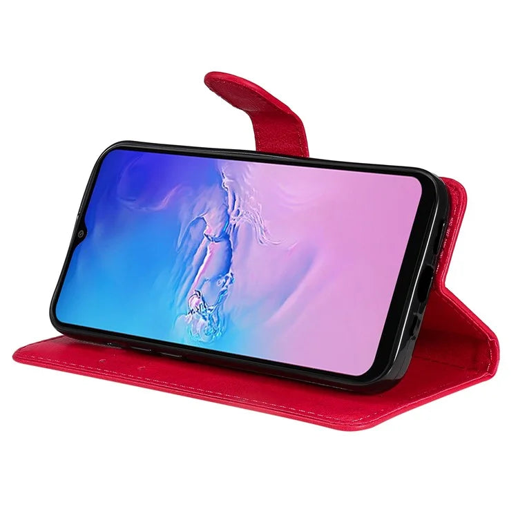 KT Leather Series-2 For Samsung Galaxy A05 4G Case Solid Color Stand Phone Cover Wallet PU Leather Shell