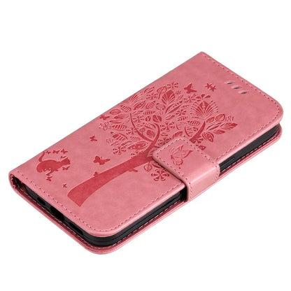 For Samsung Galaxy A05 4G KT Imprinting Flower Series-3 Stand PU Leather Cover Imprinted Phone Case Wallet