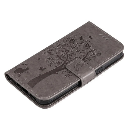 For Samsung Galaxy A05 4G KT Imprinting Flower Series-3 Stand PU Leather Cover Imprinted Phone Case Wallet