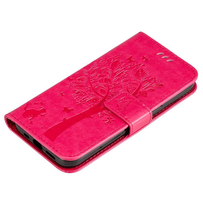 For Samsung Galaxy A05 4G KT Imprinting Flower Series-3 Stand PU Leather Cover Imprinted Phone Case Wallet