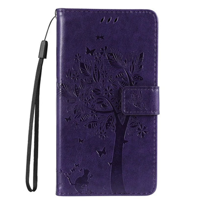 For Samsung Galaxy A05 4G KT Imprinting Flower Series-3 Stand PU Leather Cover Imprinted Phone Case Wallet
