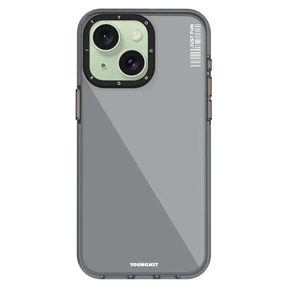 YOUNGKIT For iPhone 15 Plus Case TPU + Aluminum Alloy Shell IMD Mobile Phone Protector