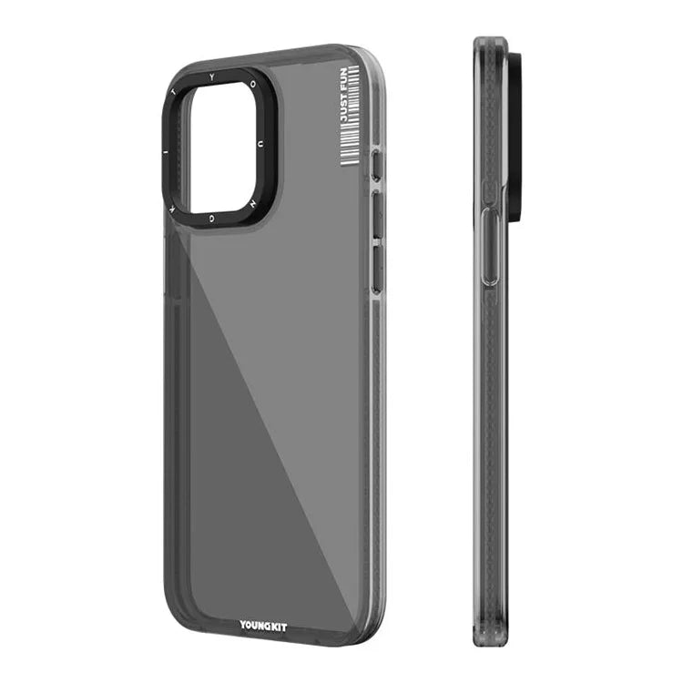 YOUNGKIT For iPhone 15 Plus Case TPU + Aluminum Alloy Shell IMD Mobile Phone Protector