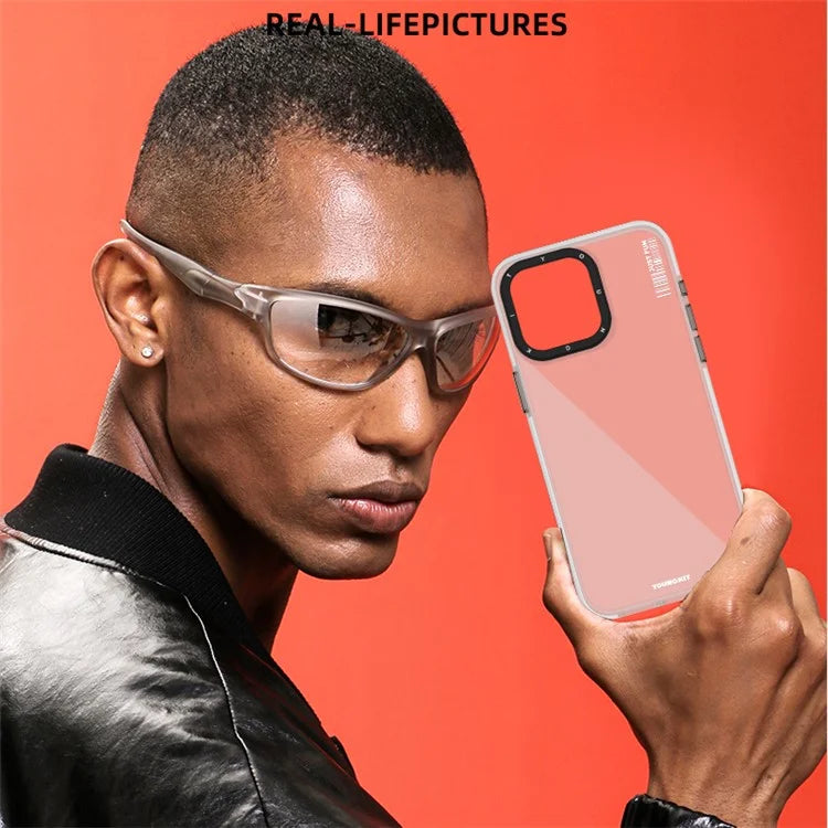 YOUNGKIT For iPhone 15 Plus Case TPU + Aluminum Alloy Shell IMD Mobile Phone Protector