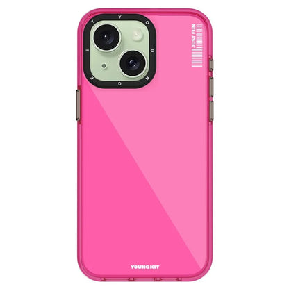 YOUNGKIT For iPhone 15 Plus Case TPU + Aluminum Alloy Shell IMD Mobile Phone Protector